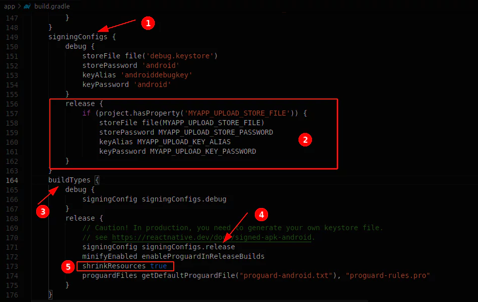 Mengubah build gradle